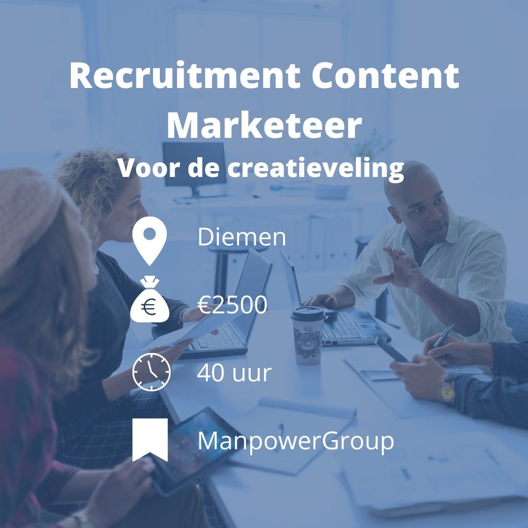 Recruitment Content Marketeer